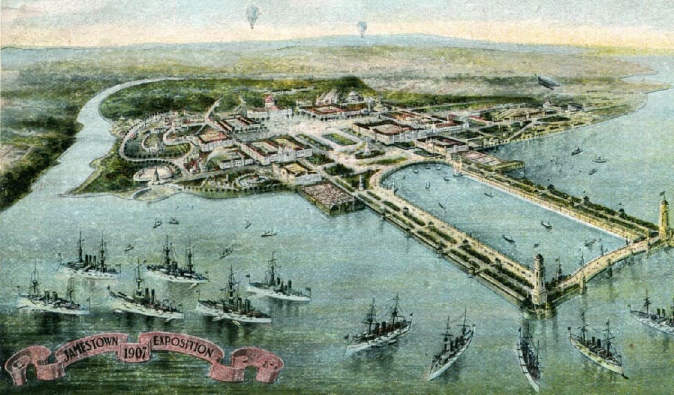 Jamestown is a Hoax,The Civil War, the Colony, the 1907 Tercentennial Exposition, and the Chesapeake Bay Map