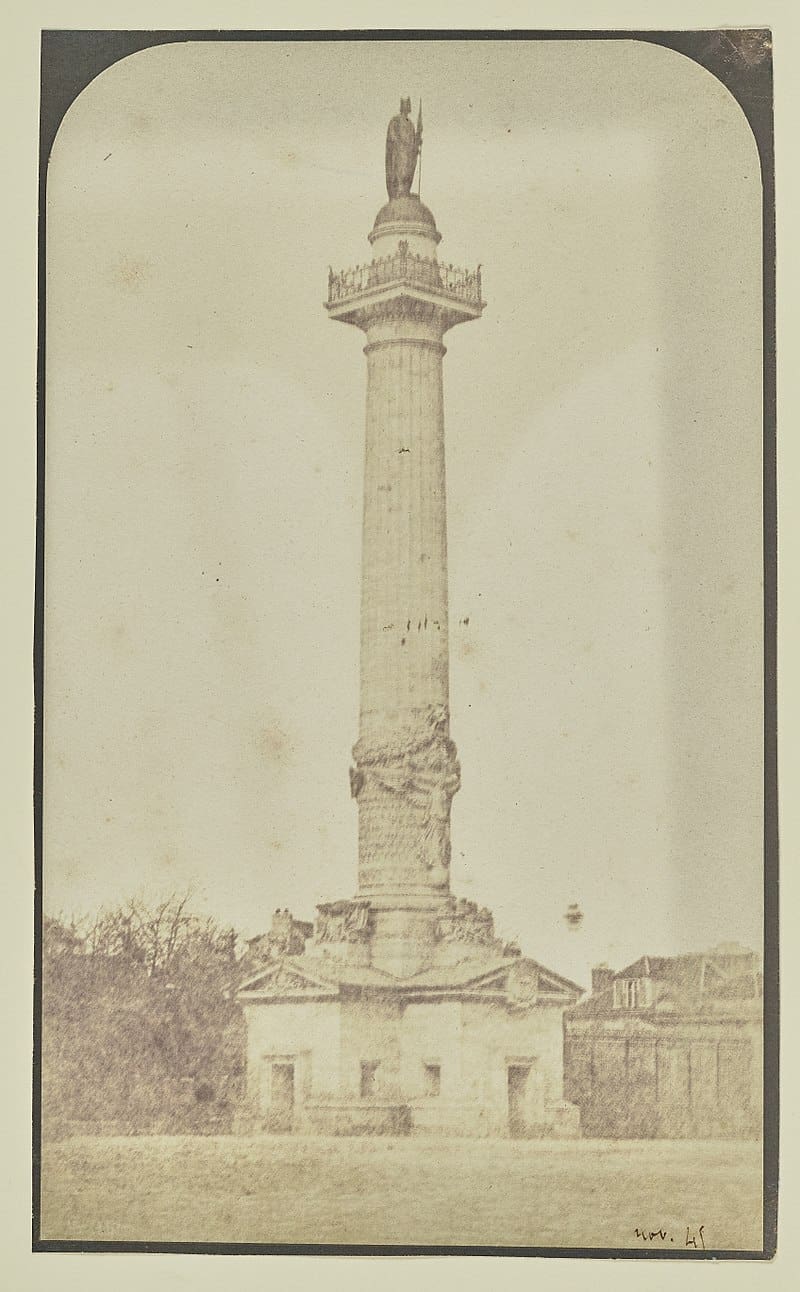 800px Hippolyte Bayard Column of barriere du Trone Paris November 1849