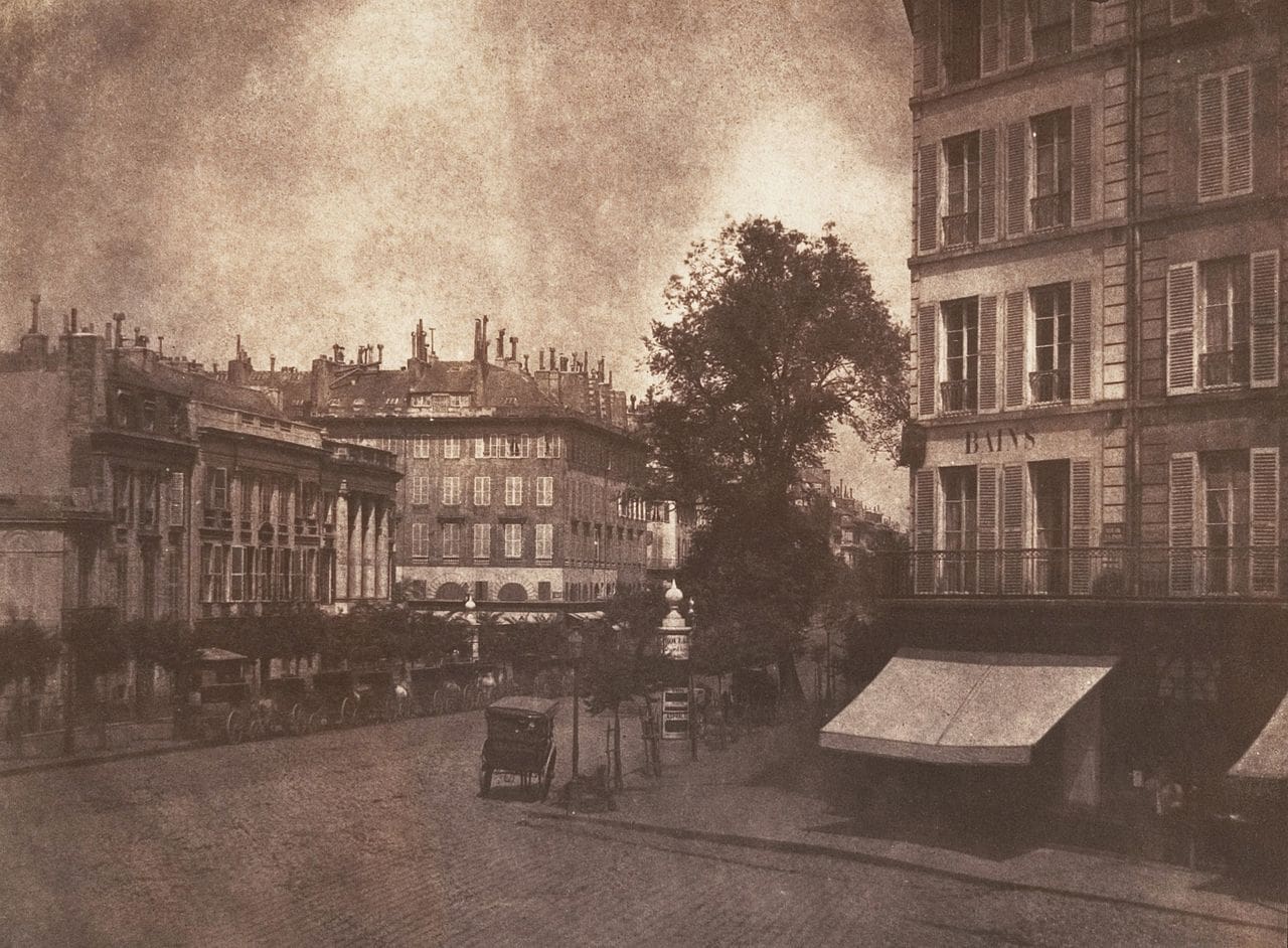 A View of the Boulevards at Paris