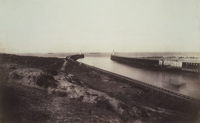 Entrance to the Port of Boulogne 1855