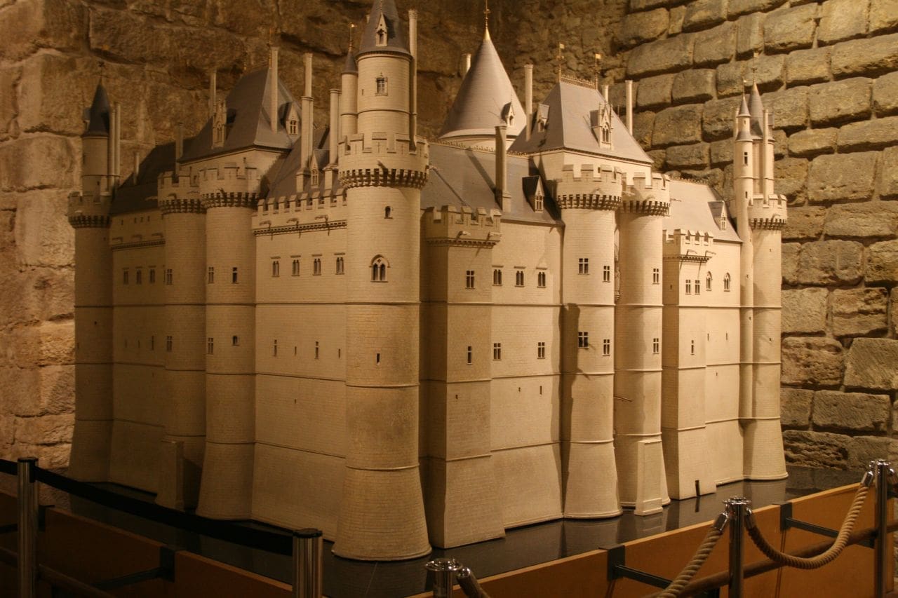 Model of the medieval Louvre 2359560020 1